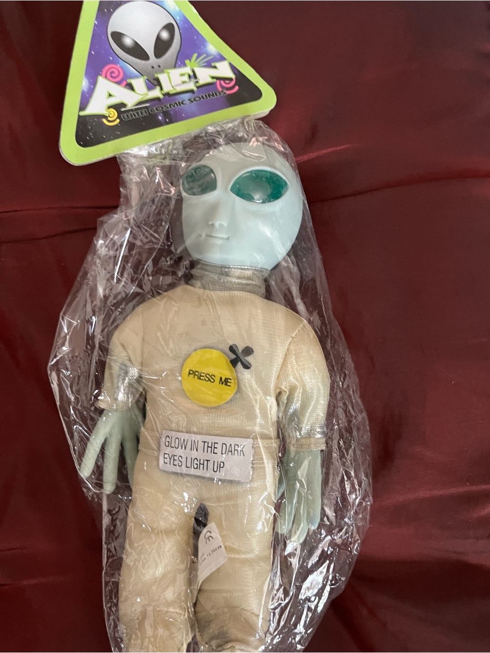 Glow-in-the-Dark Light-Up Eyes Toy - Cream/Green